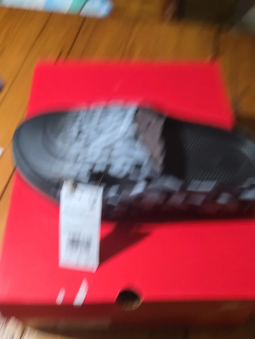 Nwt Reebok DMX Recovery Mule Slide - Black with Gray Sz M9 W10 Upper